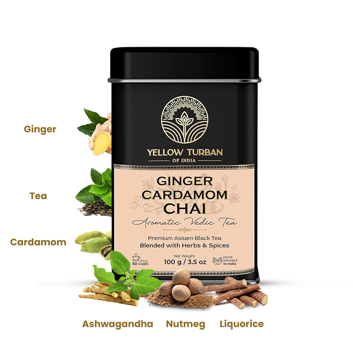 Ginger Cardamom Chai - BLACK TEA